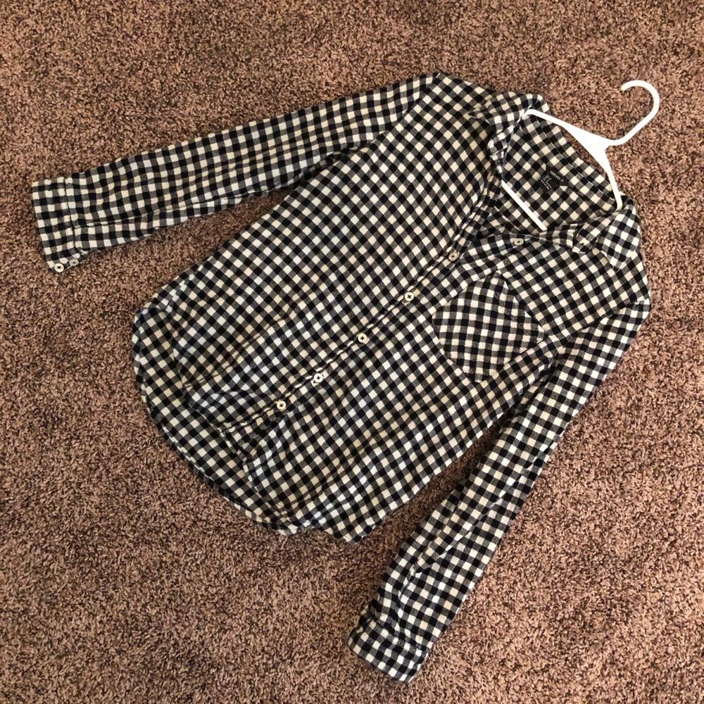 Forever 21 black and white flannel
